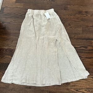NWT quince linen skirt